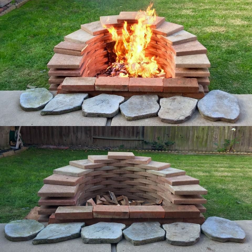 best 45 enjoyable small patio fire pit ideas in 2020 | fire pit patio cheap outdoor fireplace ideas image