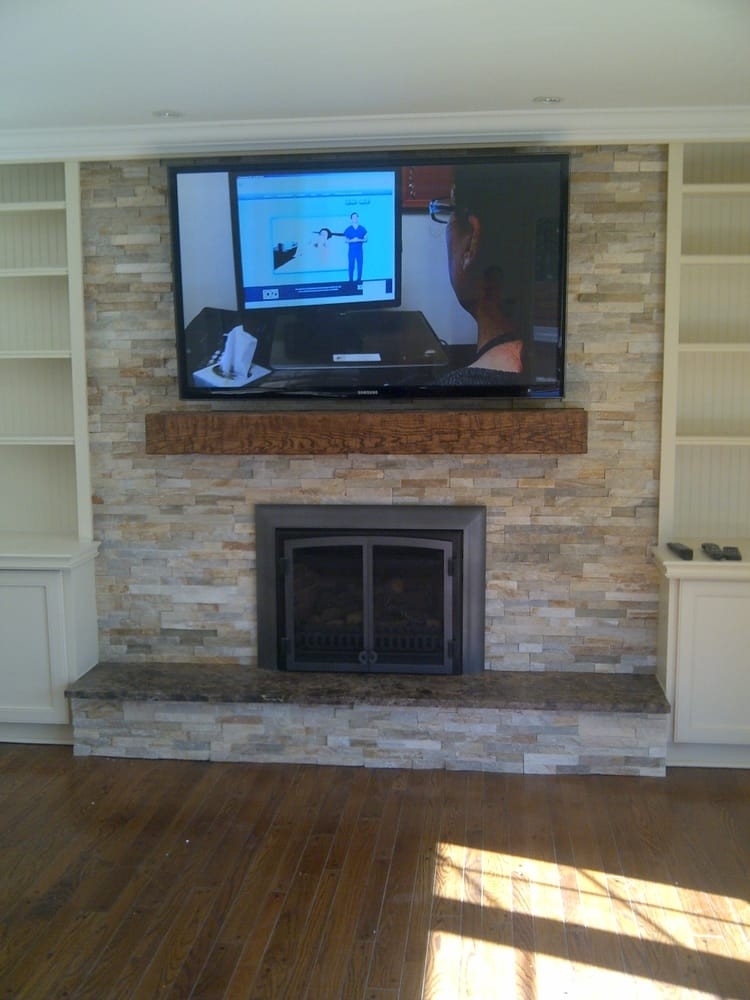 Remarkable How To Install Tv Over Fireplace Top