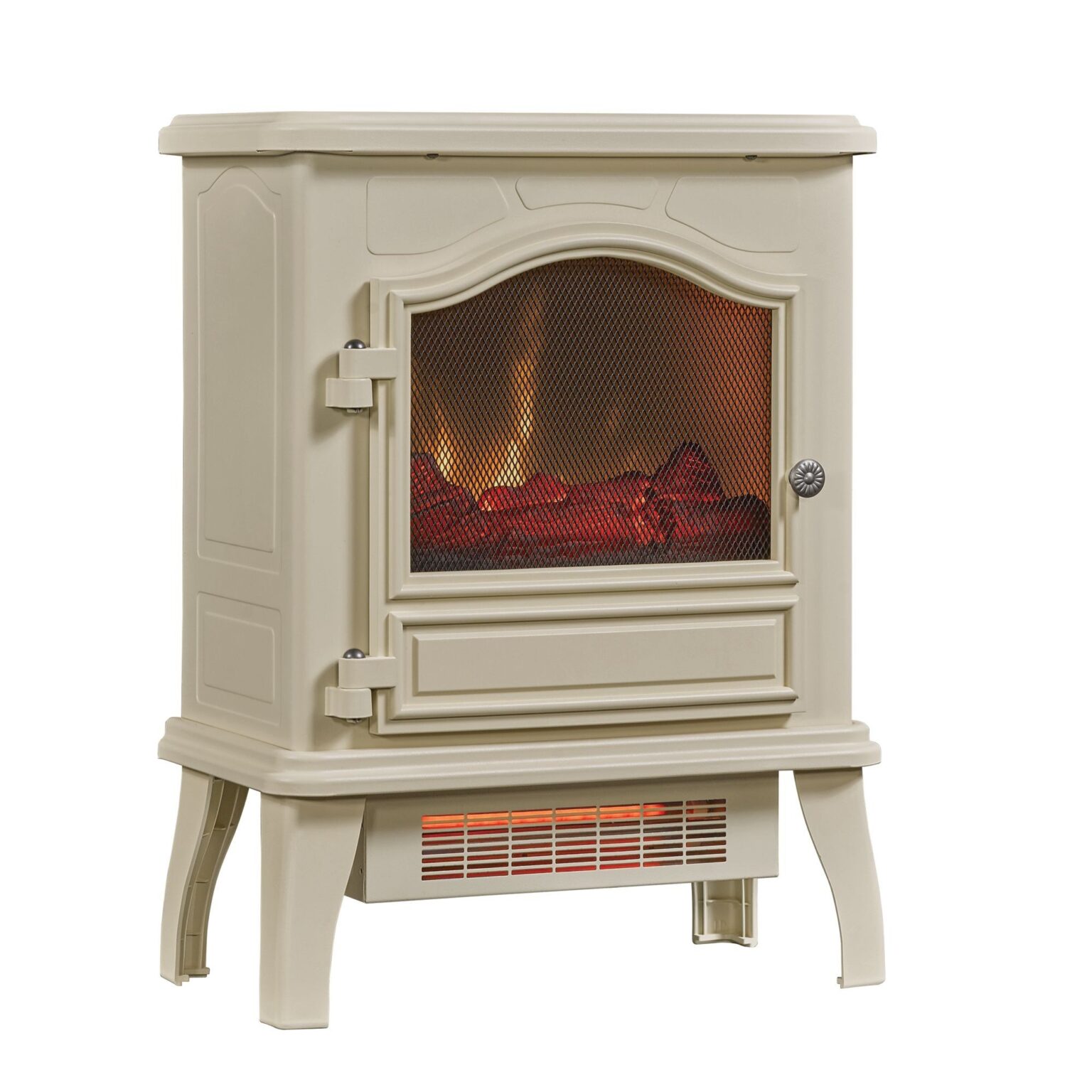 best chimneyfree infrared quartz electric stove heater walmart fireplace heaters at walmart image