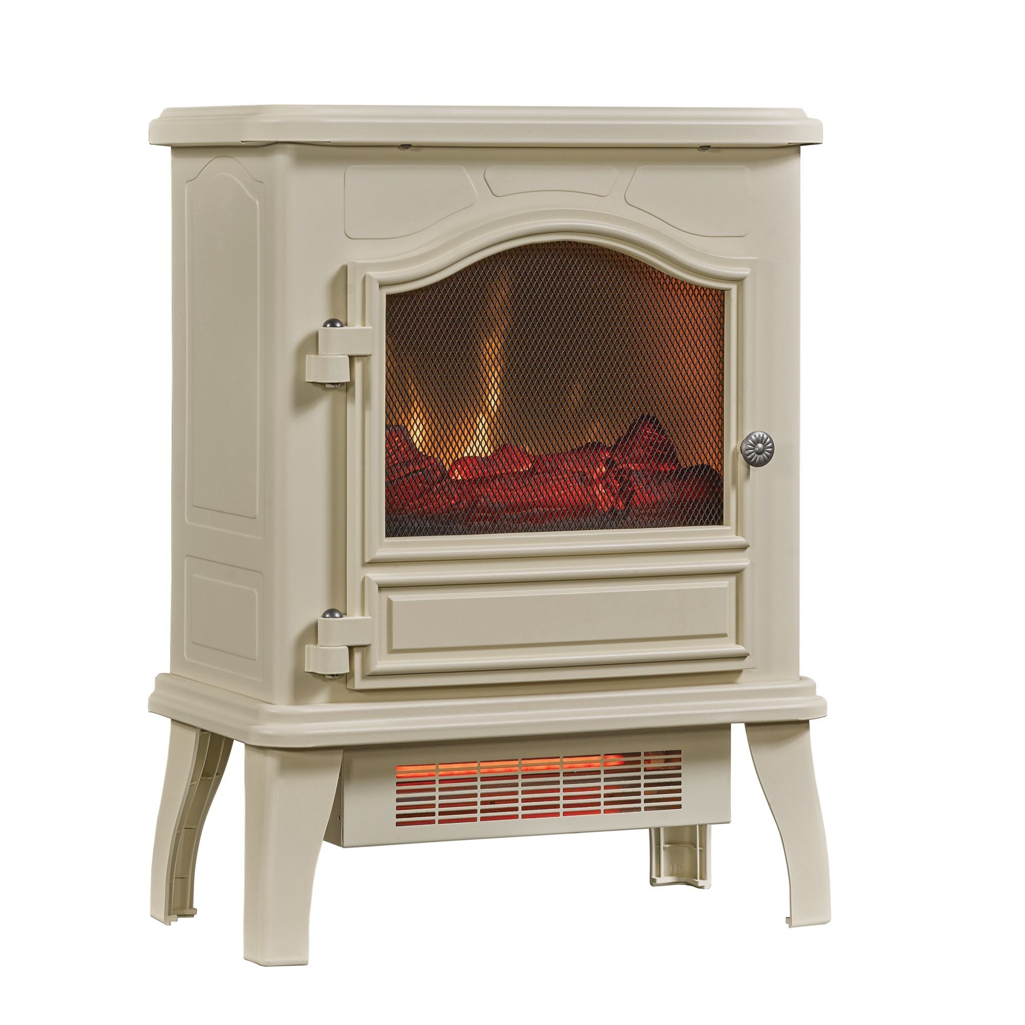 best chimneyfree infrared quartz electric stove heater walmart fireplace heaters at walmart image