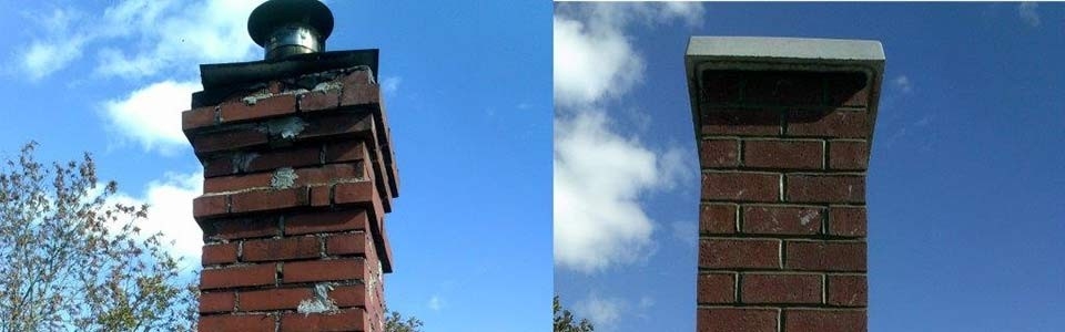 best concrete caps fredericton | chimney repair | jones masonry ltd concrete for fireplace repair image