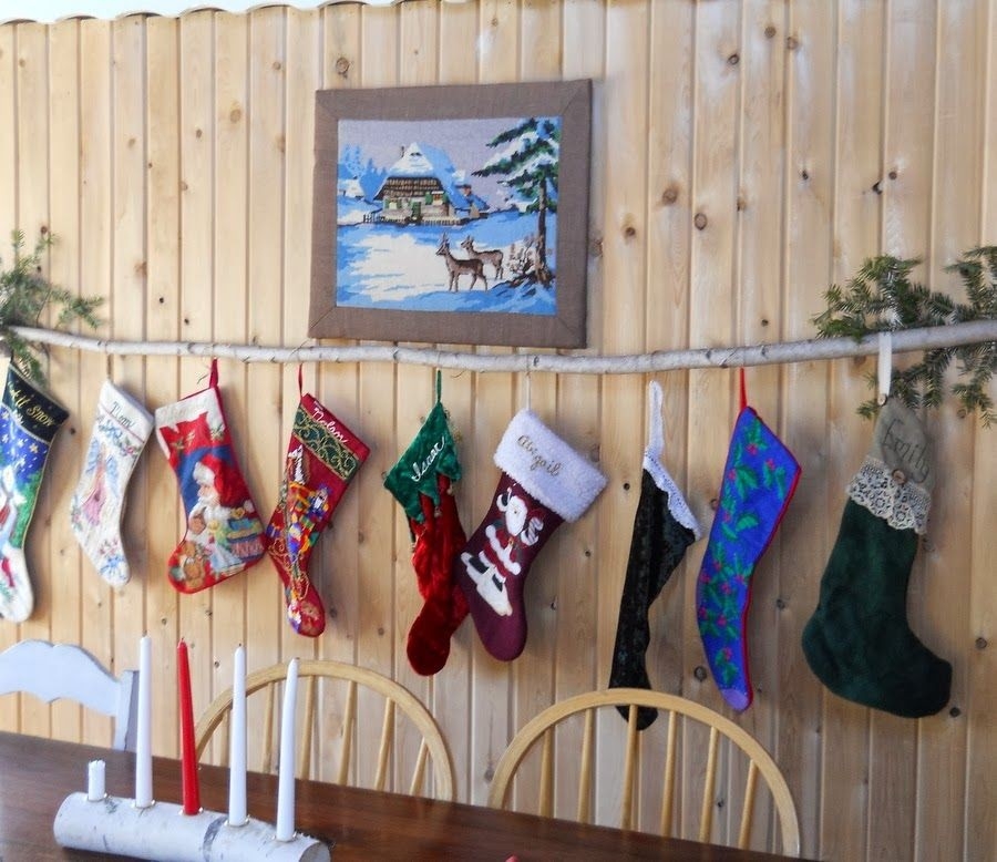 best cool way to hang stockings without a fireplace | hanging stockings how to hang christmas stockings without a fireplace image