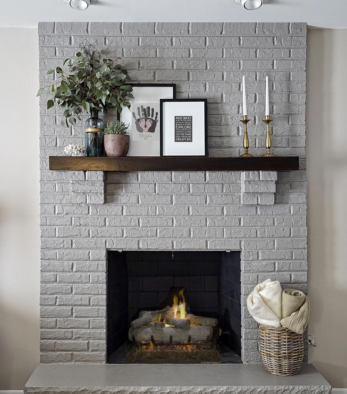best cozy fireplace! #fireplacedecorationsimages | painted brick fireplaces painted brick fireplace images picture