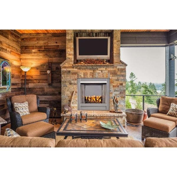 best duluth forge 31 5 in stainless vent free outdoor gas fireplace insert gas fireplace insert home depot picture