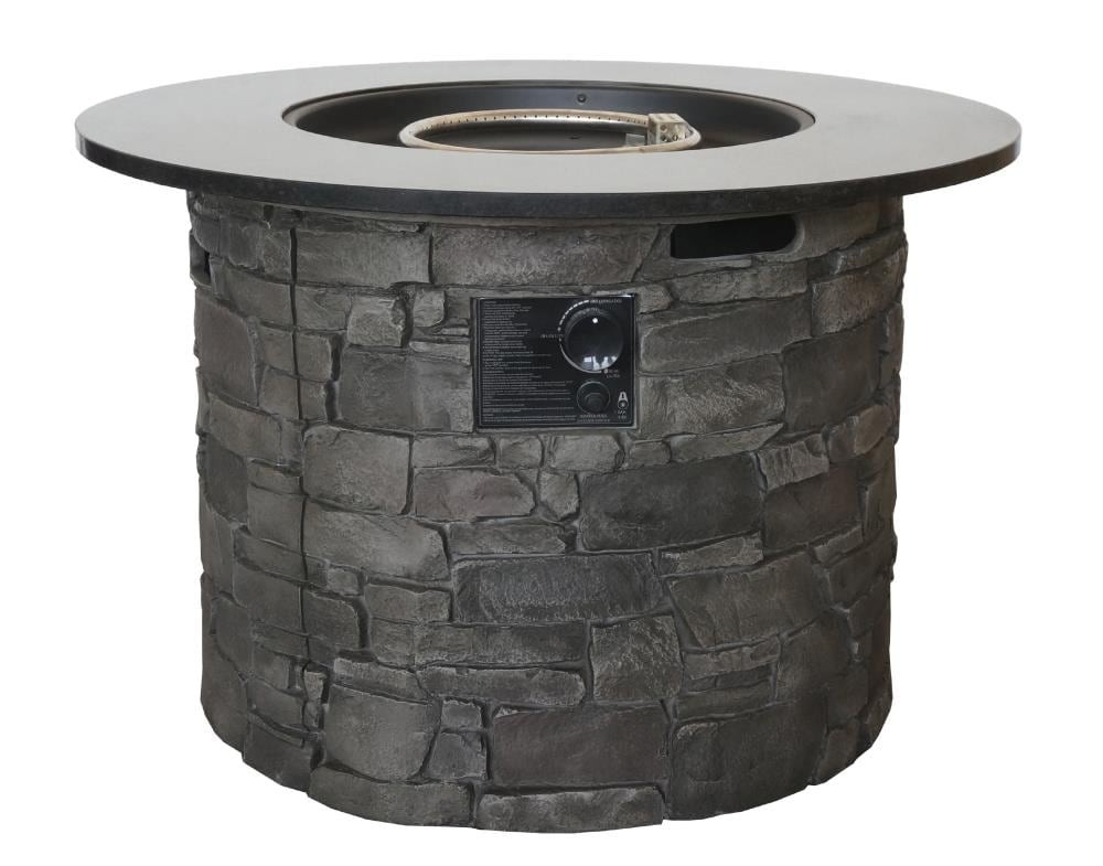 best fire pits & accessories at lowes allen and roth outdoor fireplace photo