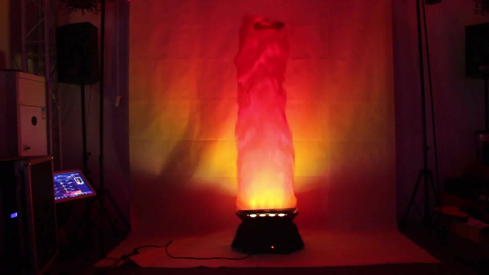 best floor standing fake fire led stage silk flame lighting/artificial flame how to light a fire in a fireplace photo