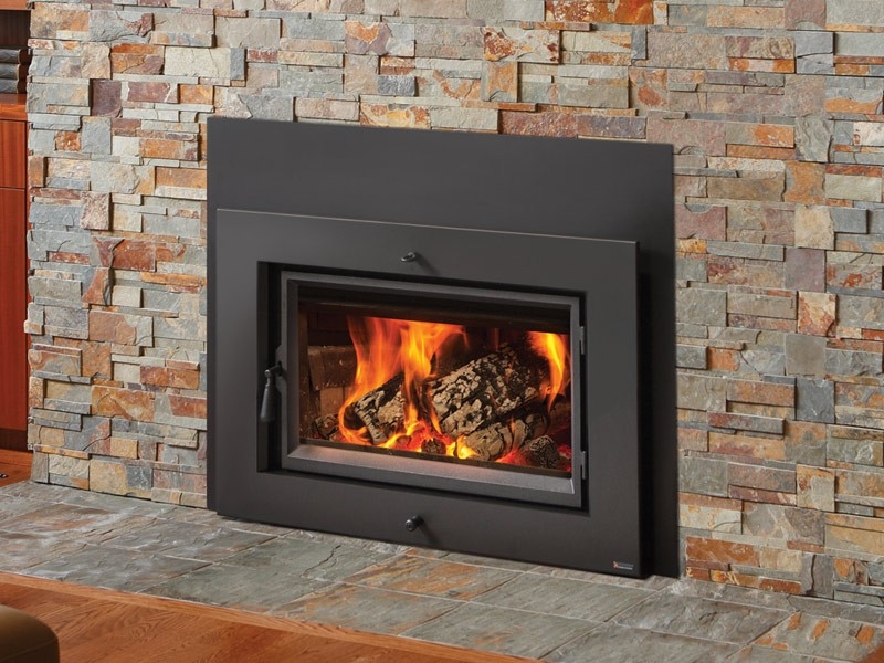 best lopi flush wood large hybrid fire fireplace for sale best wood fireplace insert review image