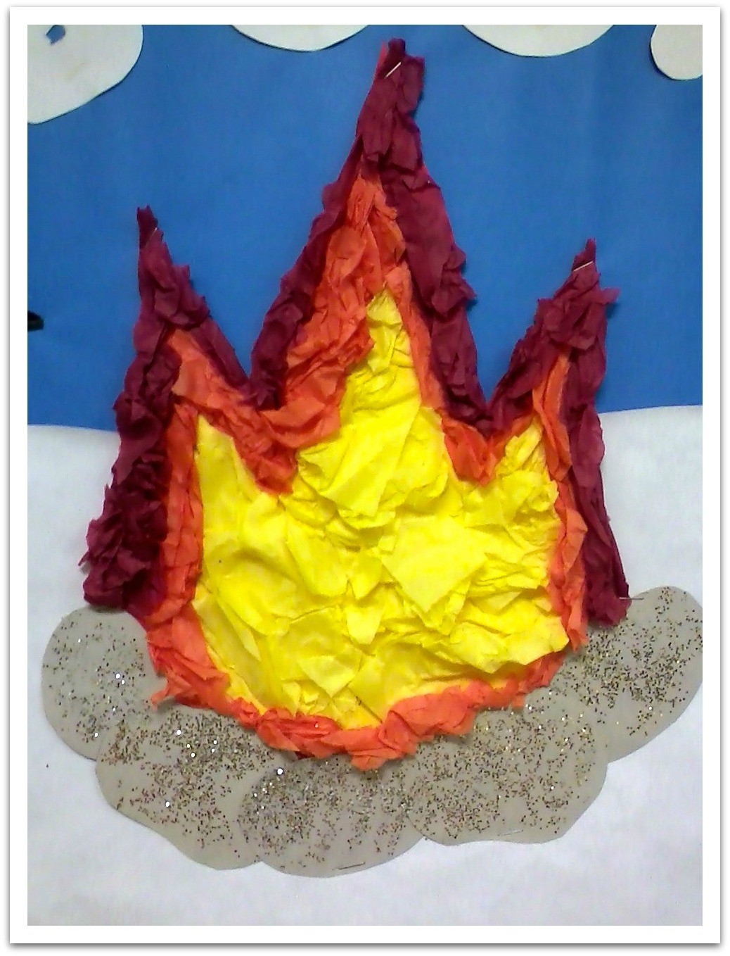 best made especially for you: warm up with a book! fireplace out of construction paper image
