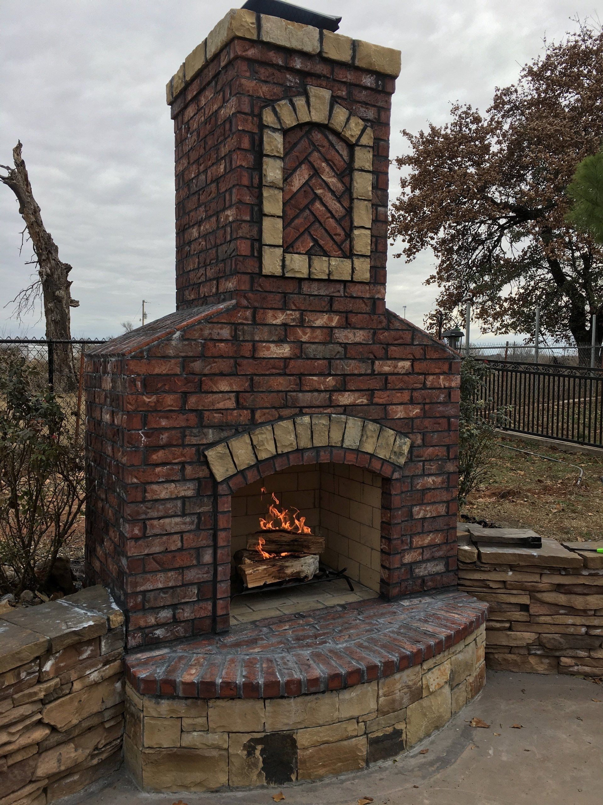 best outdoor fireplaces | backyard fireplace, brick and stone, fireplace outdoor brick fireplace ideas picture