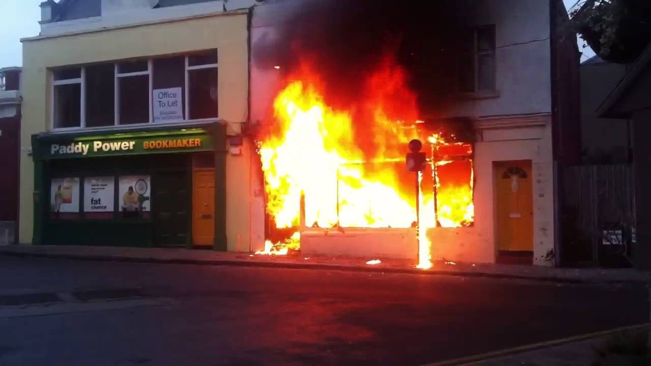 best shop fire in dalkey county dublin youtube how to stop smoke coming out of fireplace photo