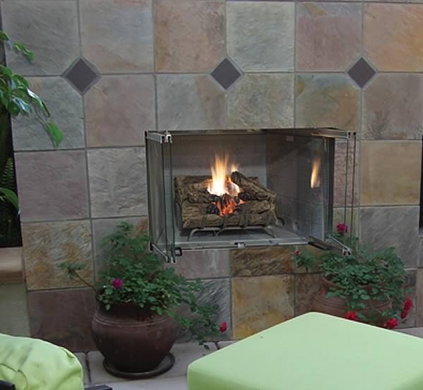 best superior 36 inch stainless steel outdoor fireplace | fine's gas outdoor fireplace kits for sale picture