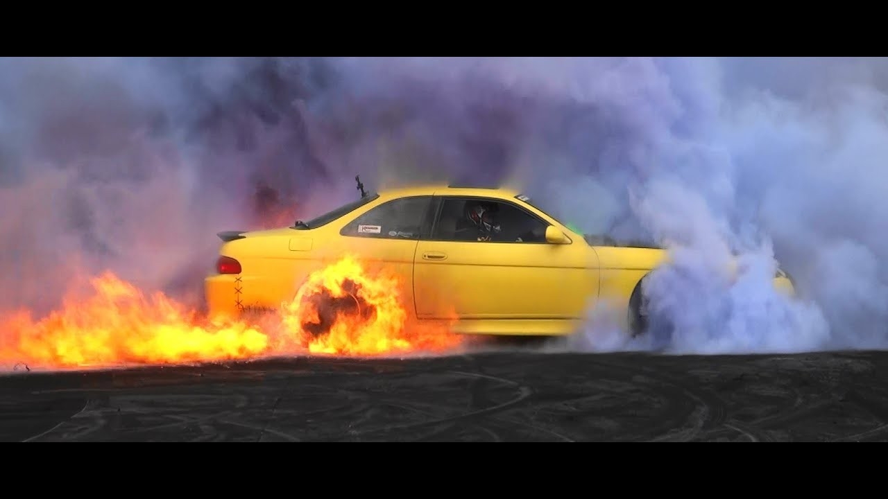 best toyota soarer coloured smoke burnout &amp; catches fire at kandos 2014 how to stop smoke coming out of fireplace pics
