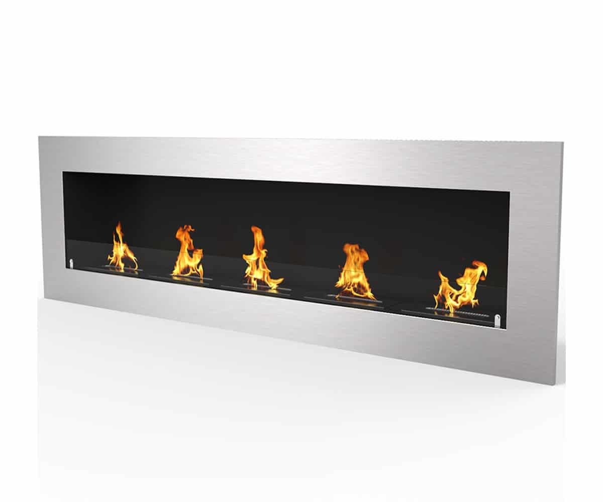 best warren 72" pro ventless built in wall recessed bio ethanol wall mounted ethanol fireplace insert canada picture