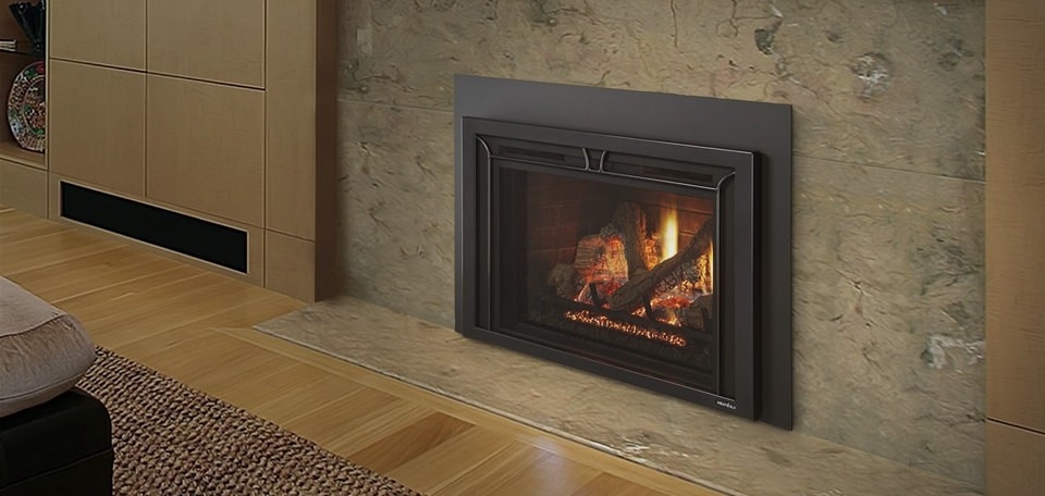 brilliant heat &amp; glo escape firebrick gas fireplace insert allbasics heat and glo fireplace parts image