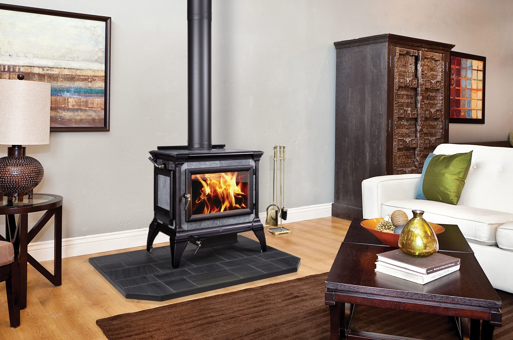 brilliant heritage truhybrid wood stovehearthstone | best fire hearth &amp; patio wood burner fireplace pictures image