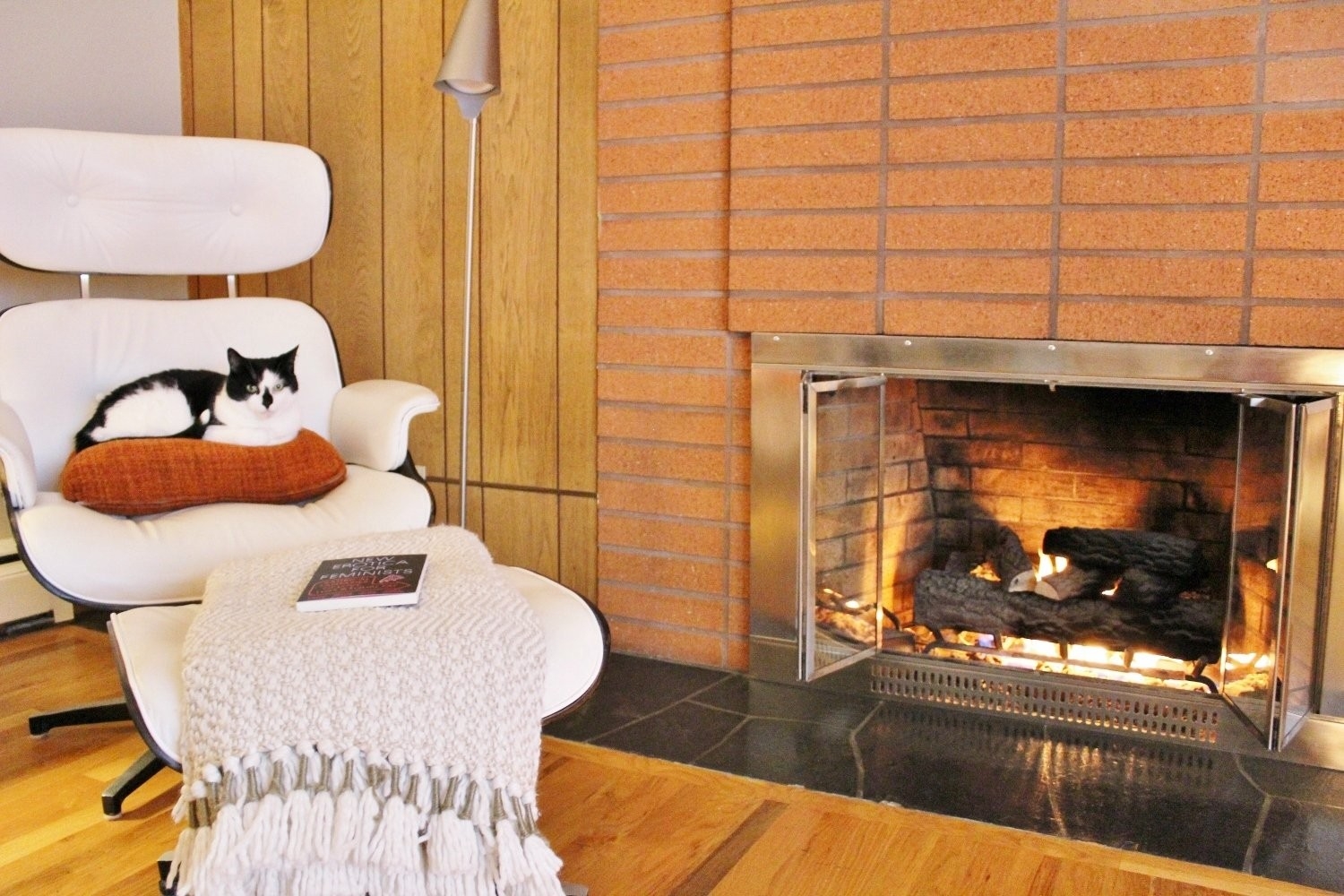 brilliant how to add hygge coziness to your modern fireplace mid century modern fireplace pics