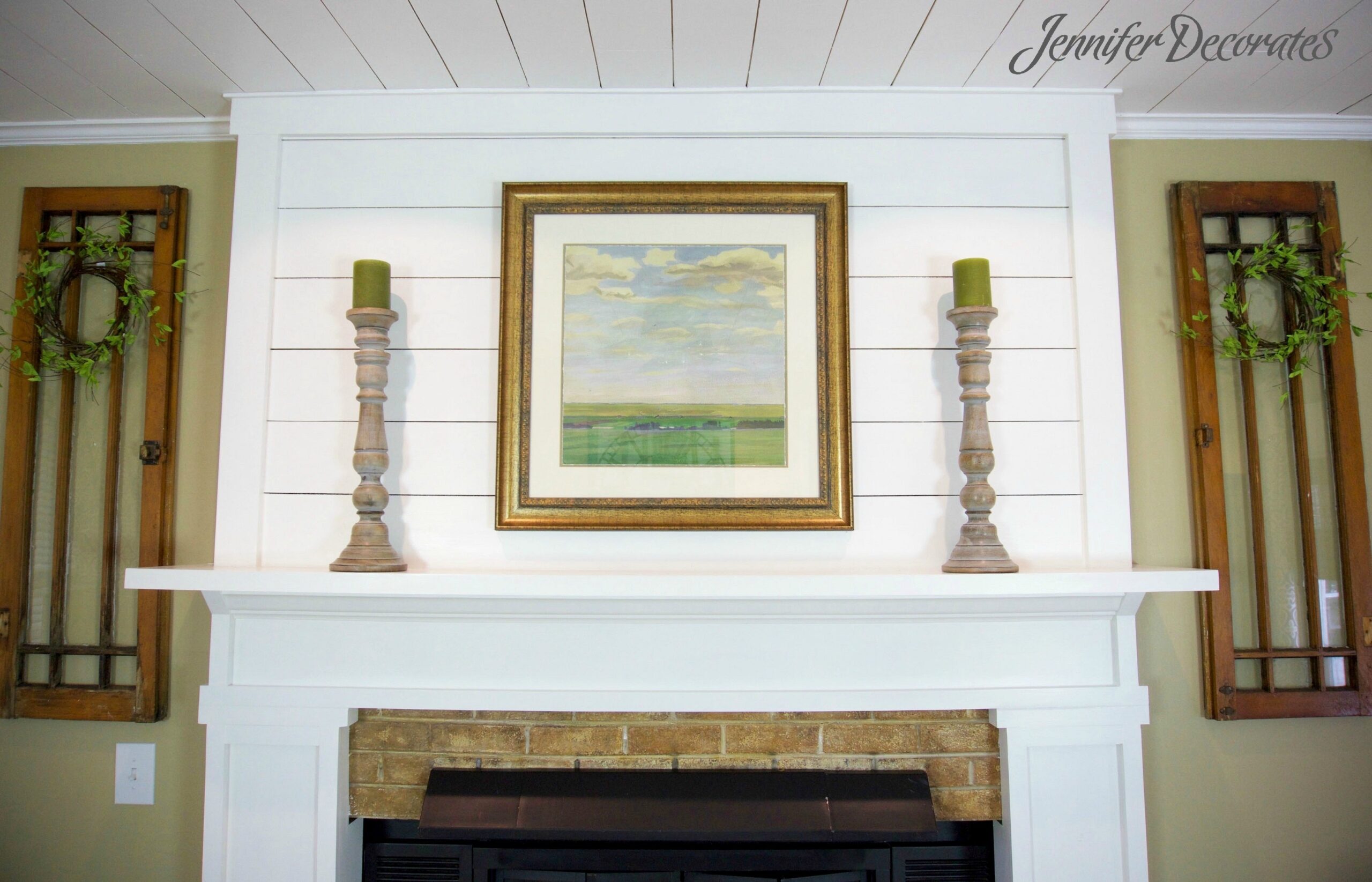 buy learn 4 different fireplace mantle decorating ideas no mantel fireplace decor picture