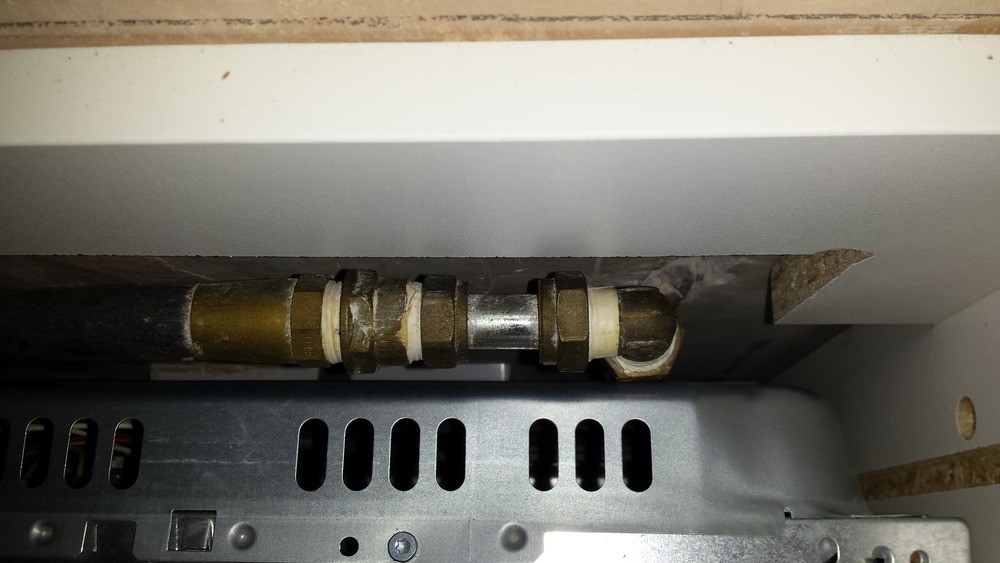 buy shorten gas pipe and connect new hob gas work job in manchester fireplace gas starter pipe image