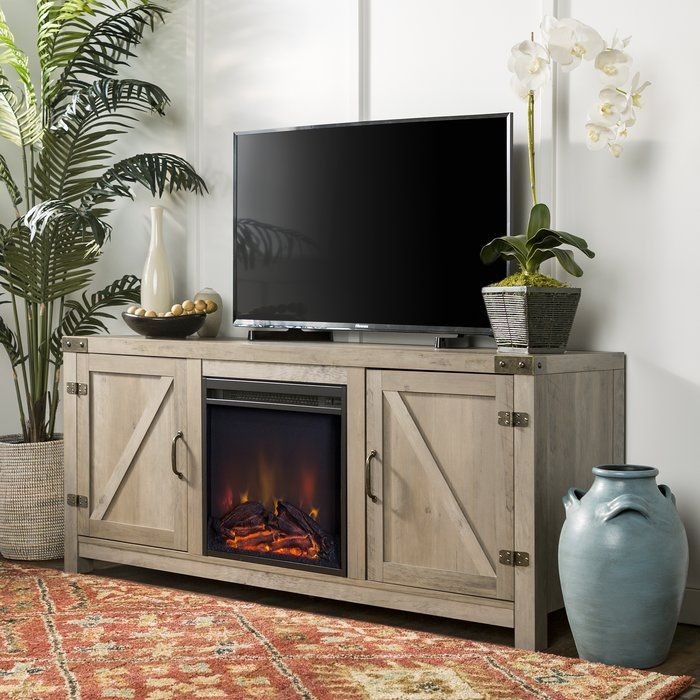 cheap adalberto tv stand for tvs up to 65" with optional fireplace cheap fireplace tv stand picture