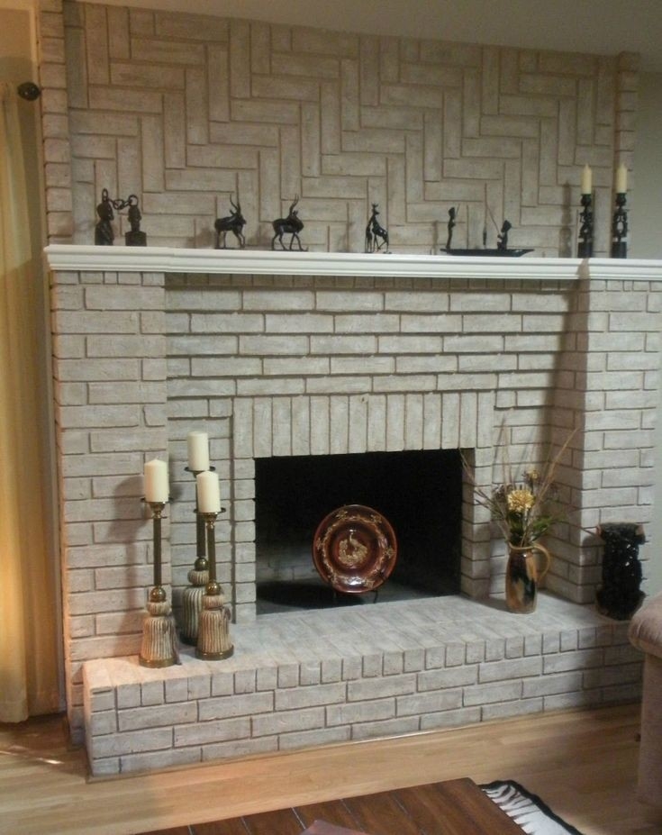 cheap brick fireplaces designs ideas | fireplace brick, you can cover up how to resurface brick fireplace picture