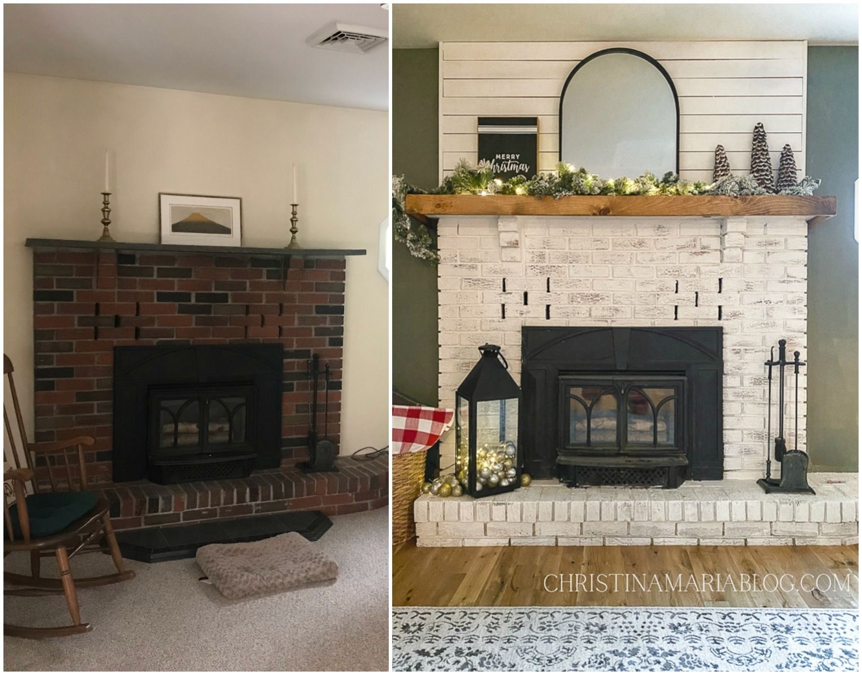 cheap fireplace before and after | fireplace makeover, diy fireplace makeover updating a fireplace on a budget picture