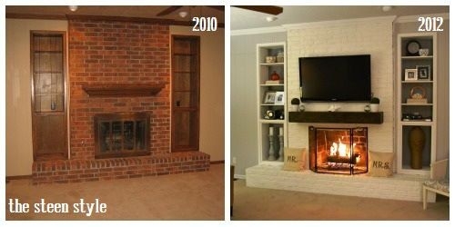 cheap tv above fireplace where to put cable box | our fireplace on june 25 tv above fireplace where to put cable box photo
