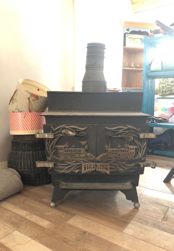 cheap vintage fire king wood burning stove prescott, az for sale in groom used fireplace doors for sale picture