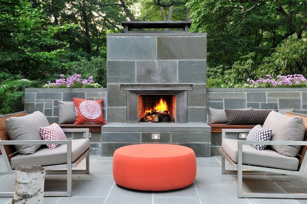 excellent 16 exceptional mid century modern patio designs for your outdoor spaces mid century modern outdoor fireplace image