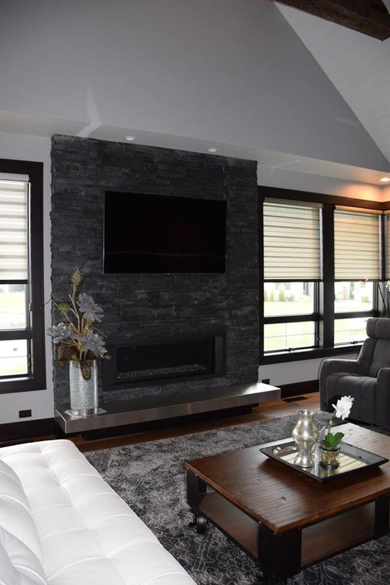 excellent 26 perfect ideas for putting a tv above a fireplace (photo gallery) decorating fireplace with tv over it image