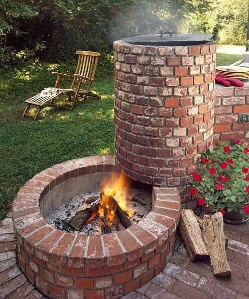 excellent beyond the basic: grill smoker combo for all about built in barbecue how to build an outdoor fireplace with bricks image