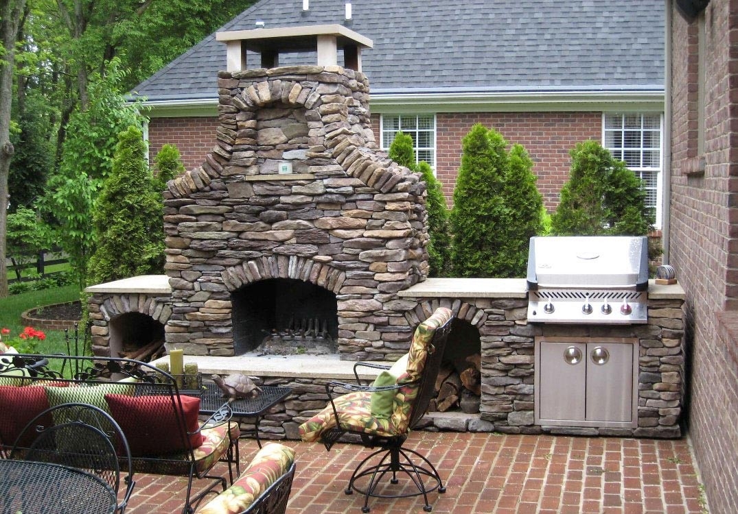 excellent brick outdoor fireplace peculiarities | fireplace designs how to build an outdoor brick fireplace pics