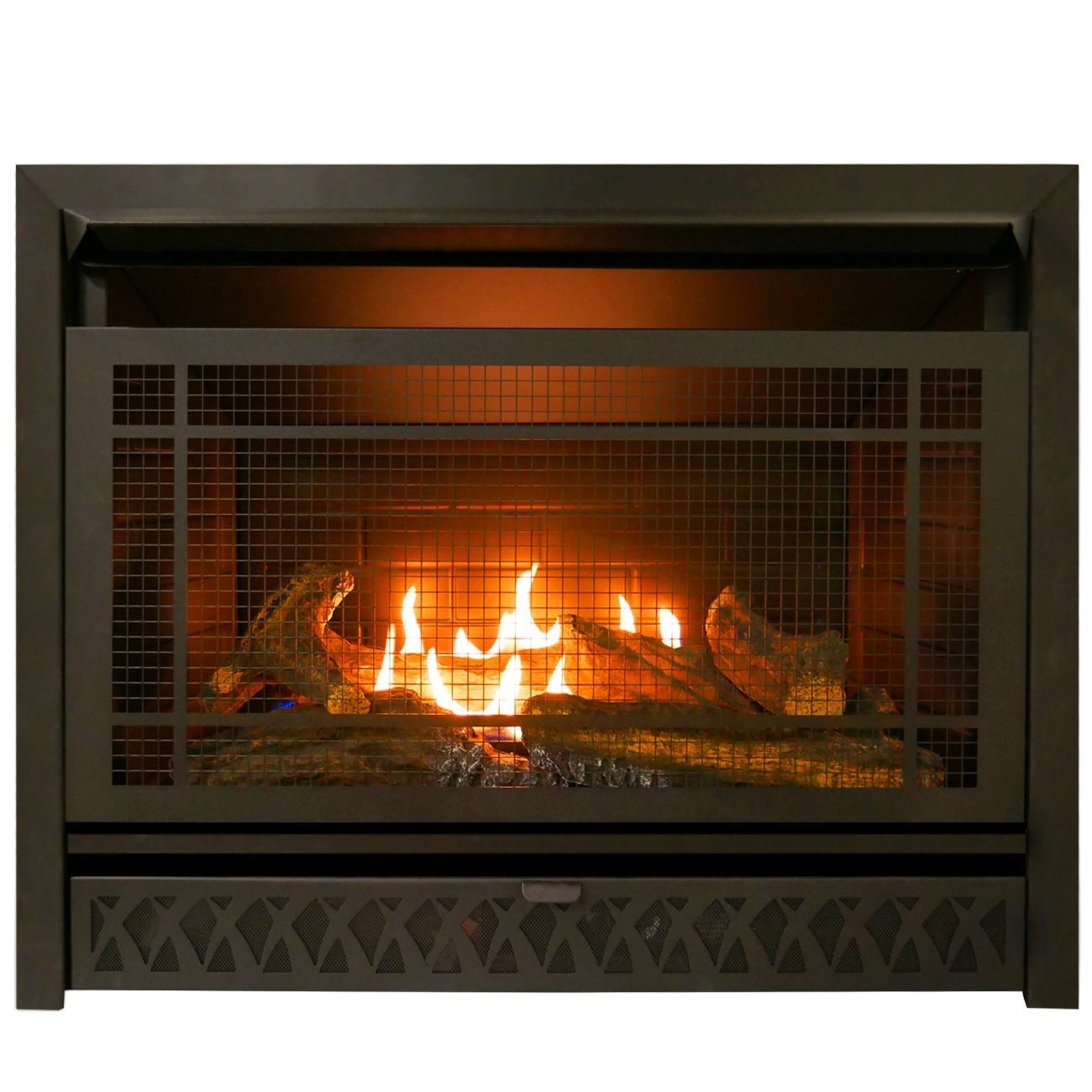 excellent gas fireplace insert dual fuel technology 26,000 btu procom heating ventless gas fireplace insert reviews photo