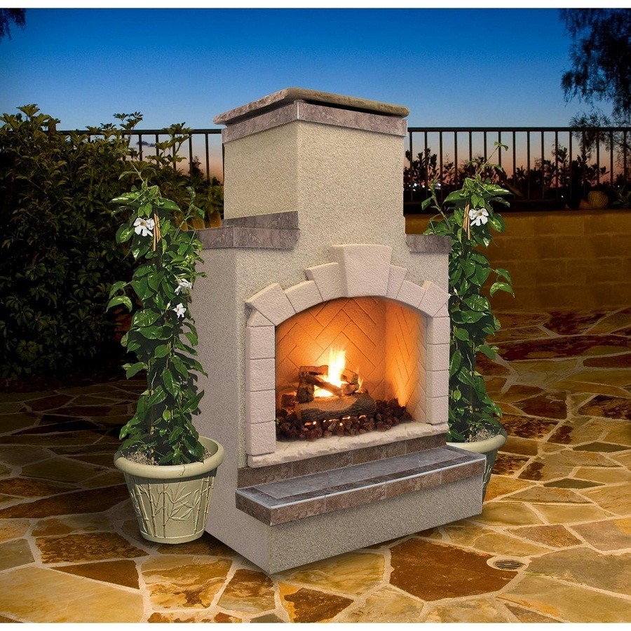 excellent outdoor natural gas fireplace small : rickyhil outdoor ideas ideal gas stove fireplace ideas image