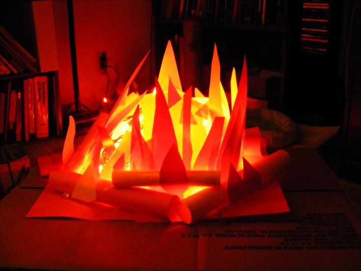 excellent pin on school librarian ideas fireplace out of construction paper photo