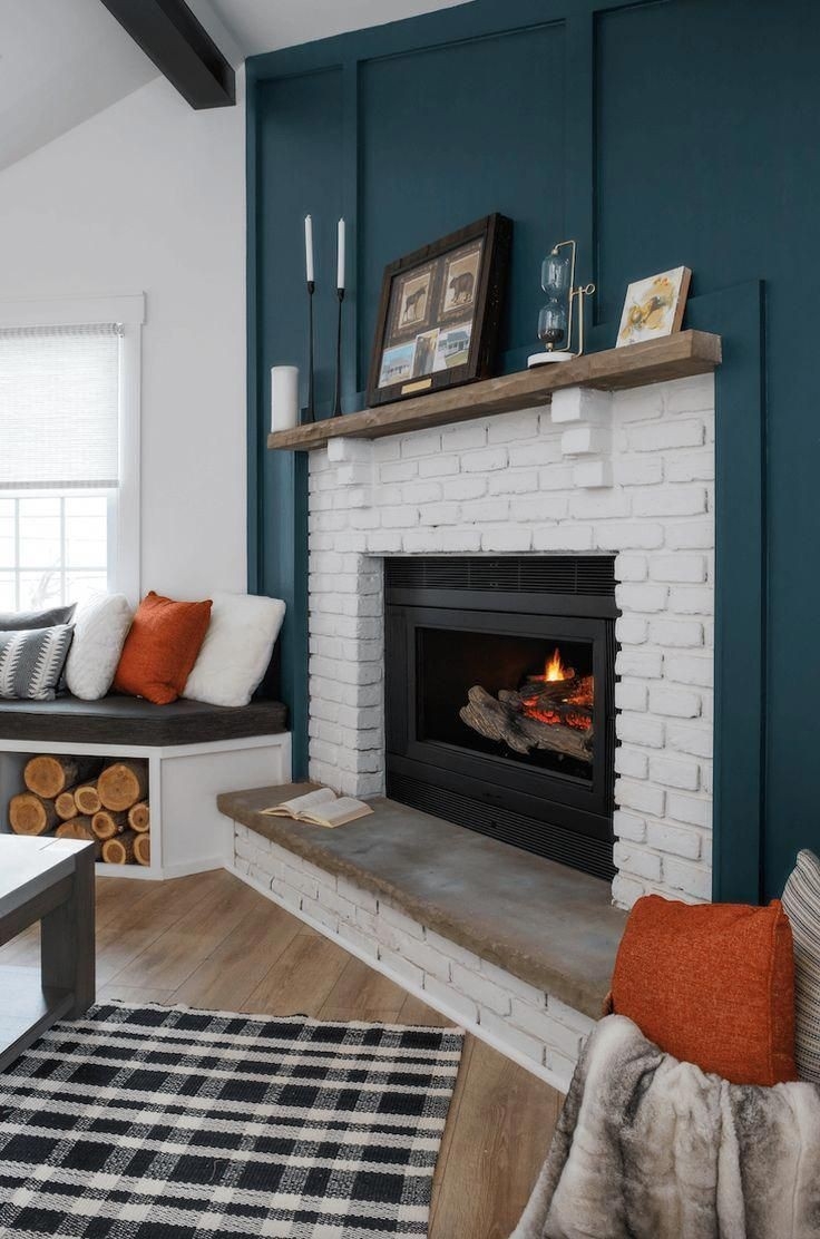 excellent pinfireplace on decor ideas | brick fireplace makeover, white brick brick fireplace paint makeover ideas pics