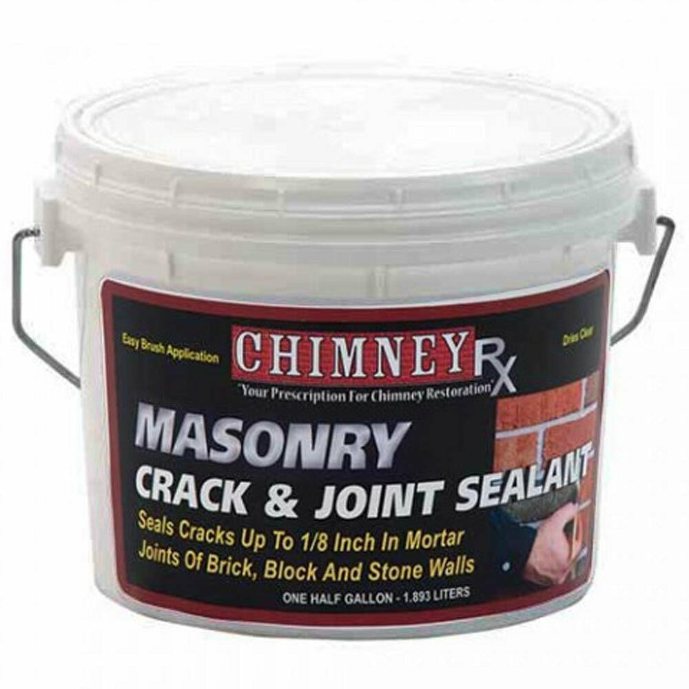 fantastic chimneyrx masonry fireplace crack &amp; joint sealant 1/2 gallon brick sealer for fireplace pics