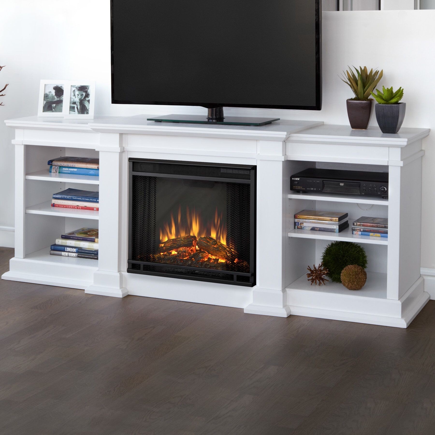 fantastic fresno tv stand for tvs up to 78" with fireplace included | fireplace tv stand with fireplace costco pics