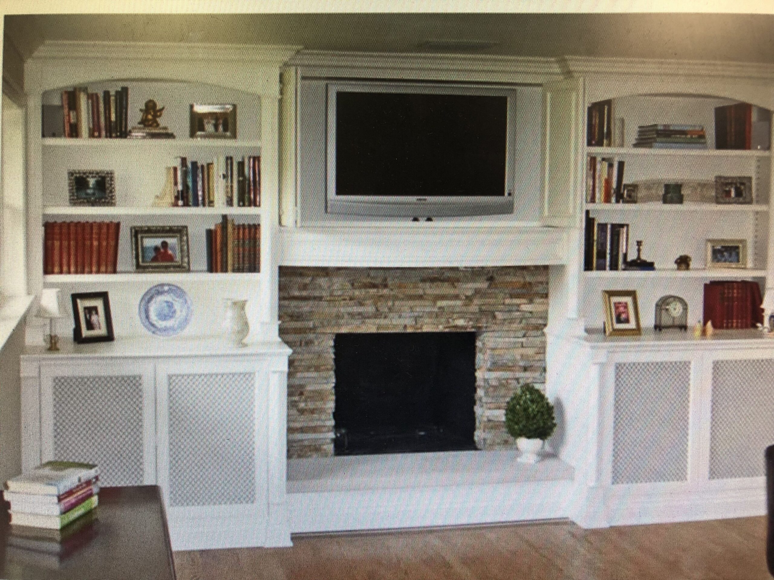 Remarkable Built In Bookcases Around Fireplace Free Samples