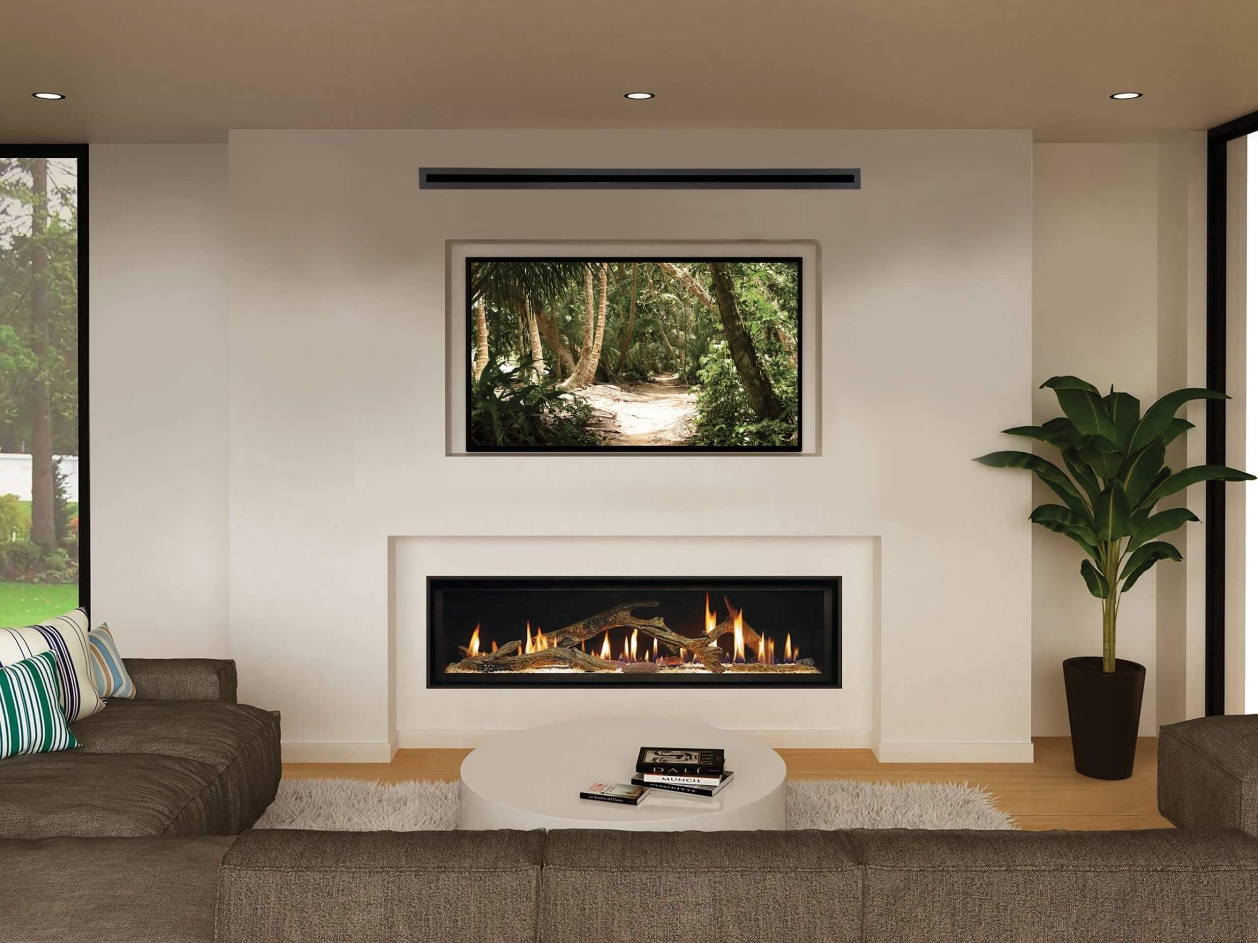 fantastic pros and cons of mounting your tv over your fireplace vancouver gas tv above fireplace too high image