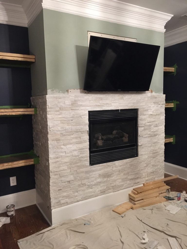 fantastic tiling a stacked stone fireplace surround bower power stone tile around fireplace pics