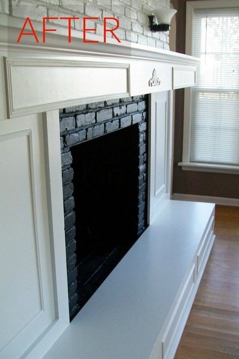 fascinating 10 gorgeous ways to transform a brick fireplace without replacing it ways to update a brick fireplace photo