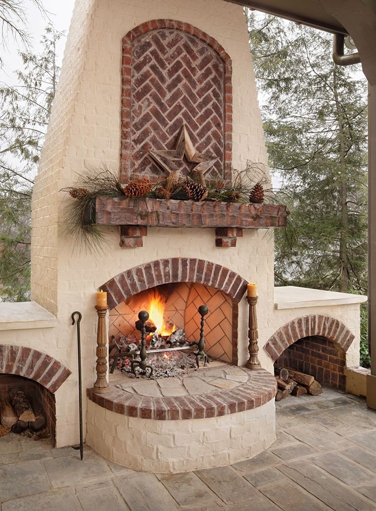 fascinating 21 best brick fireplaces and fire pits images on pinterest | brick how to build an outdoor brick fireplace pics