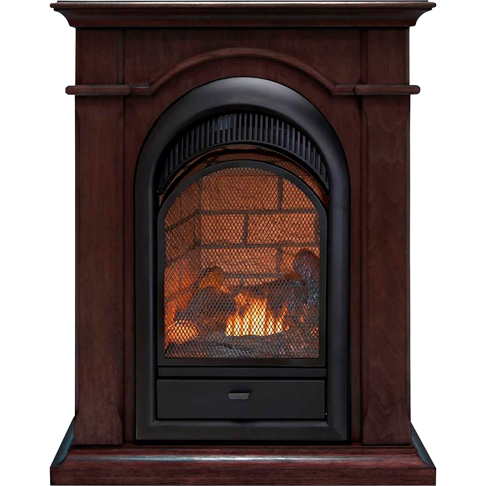 fascinating bluegrass living vent free dual fuel fireplace with mantel— 15,000 btu northern tool fireplace insert image