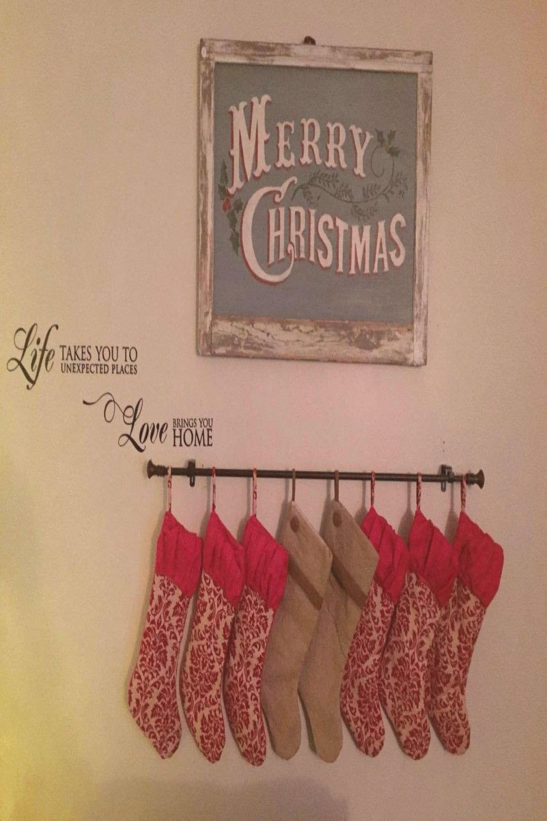fascinating christmas stocking rack no fireplace doesnt mean you cant hang your how to hang christmas stockings without a fireplace photo