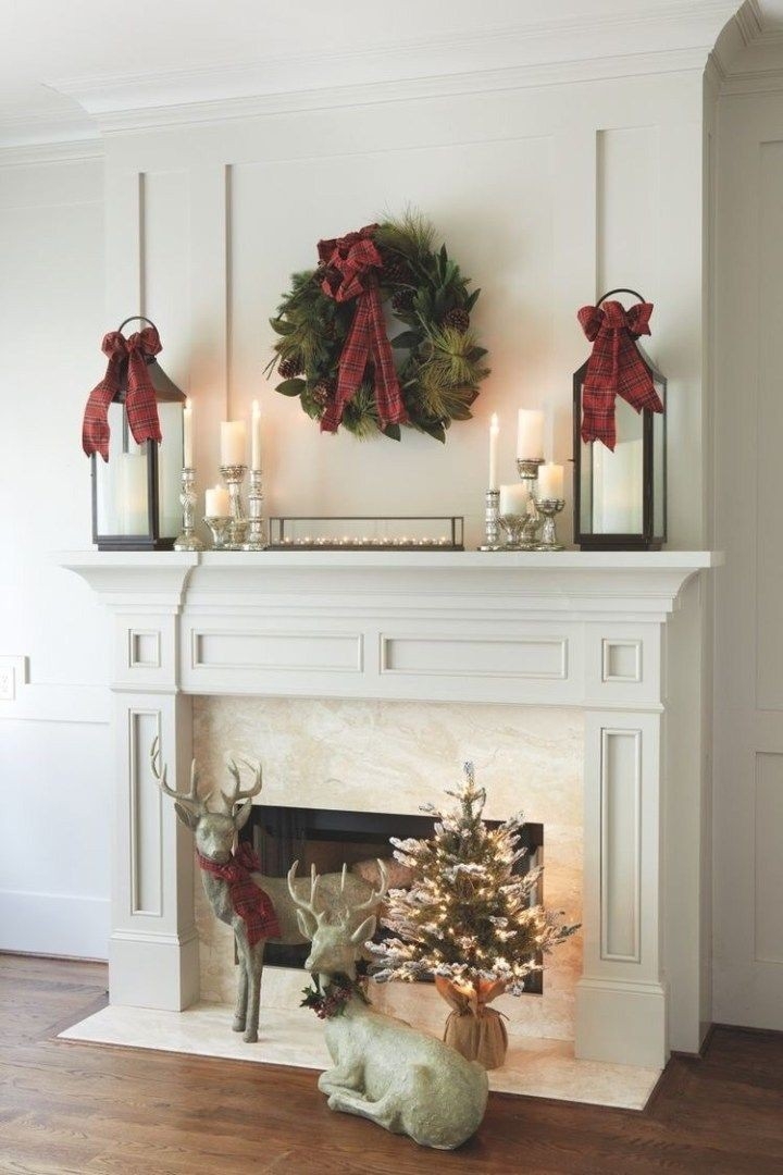 Buy Pictures Of Fireplace Mantels Decorated For Christmas Online