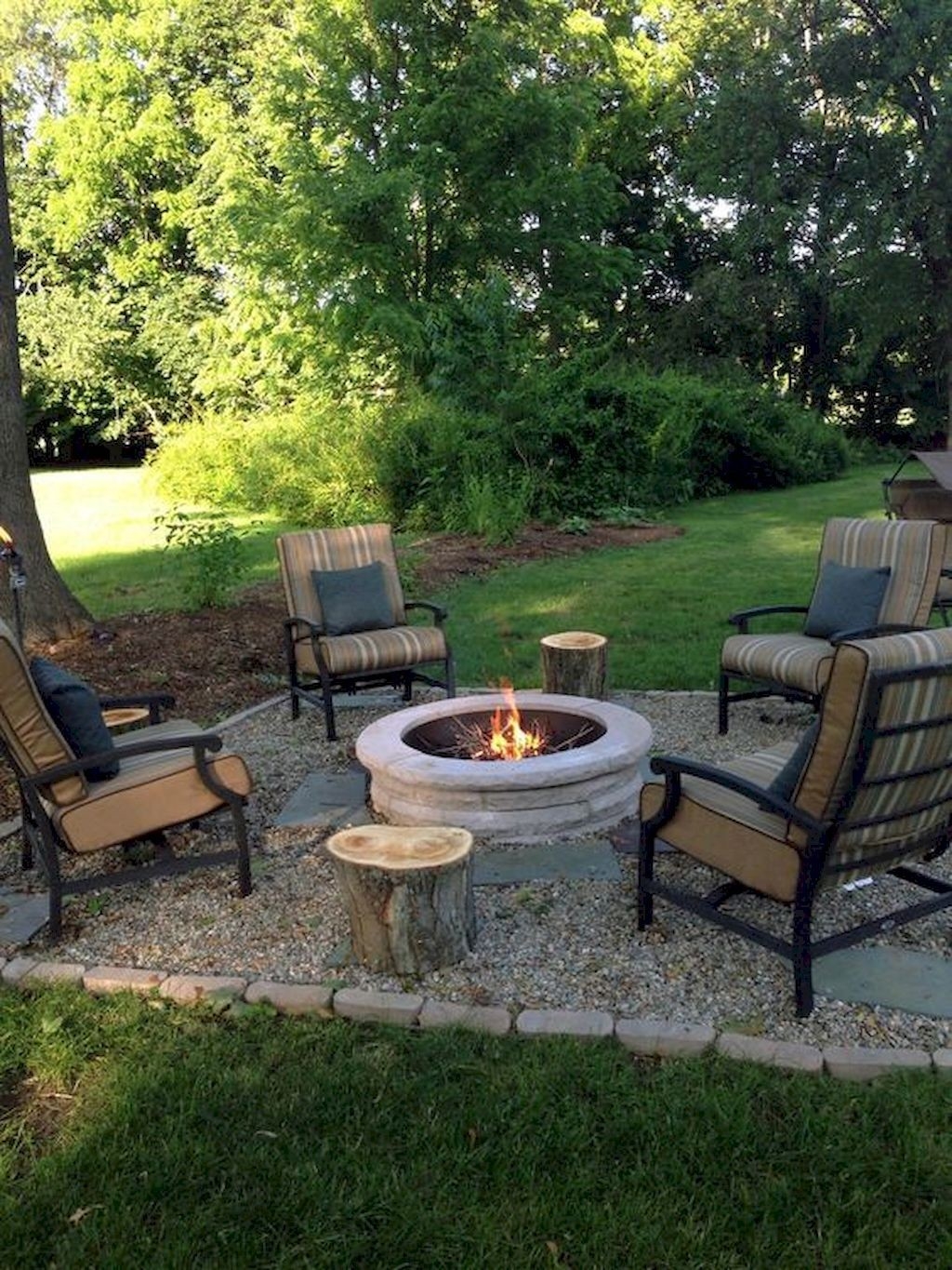 get lowes 70 easy diy outdoor fire pit and cozy seating area ideas | fire pit cheap outdoor fireplace ideas photo