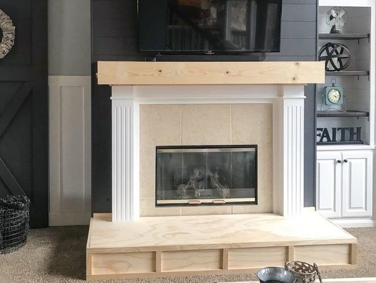 get lowes how to build a raised fireplace hearth repurpose life | 1000 in 2020 raised hearth fireplace makeover pics