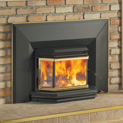 get lowes osburn 1800 high efficiency epa bay window woodburning insert with blower does a wood burning fireplace heat a house pics