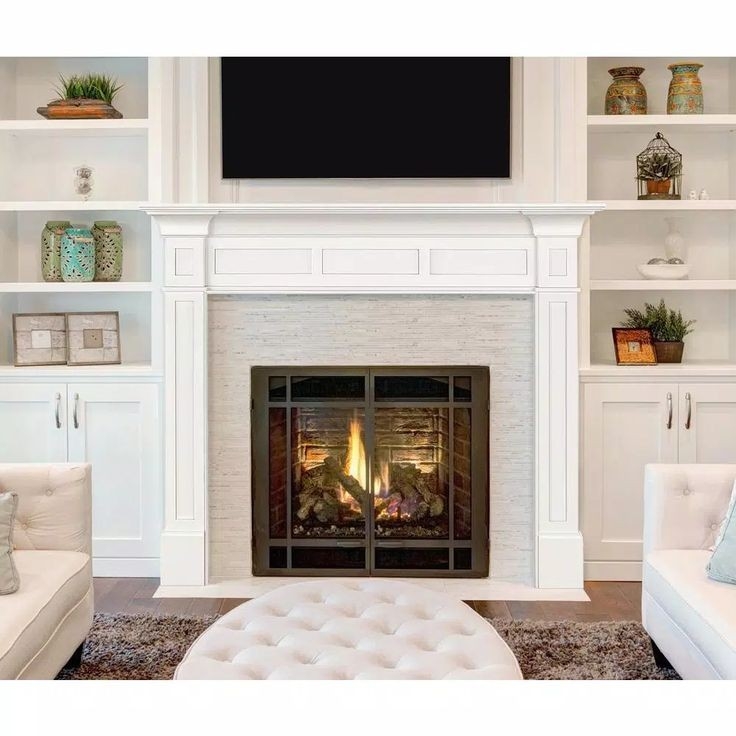 get lowes pearl mantels the jim 48 in x 42 in mdf fireplace mantel in white 515 home depot fireplace surrounds picture