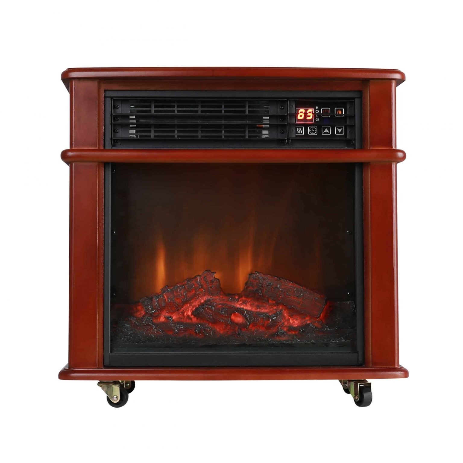 good caesar fireplace fp404r qc infrared quartz electric freestanding insert infrared fireplace heater insert image